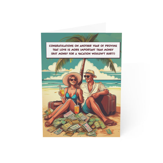 'Congratulations on Another Year of Proving Love is More Important Than Money (But Money for a Vacation Wouldn't Hurt!)' – Digital Birthday Card