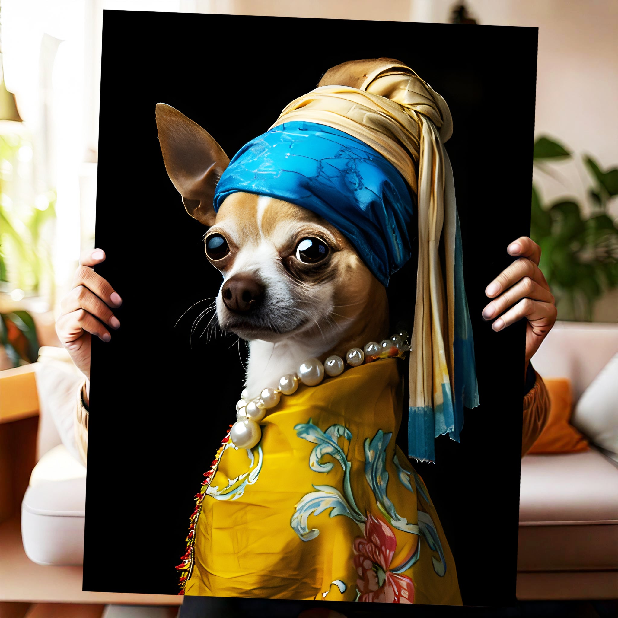 Custom Renaissance pet portrait featuring a cat, dog, horse, or any pet dressed as a noble, king, or queen. Personalized digital artwork inspired by 16th-century royal paintings, perfect for pet lovers. Turn your furry friend into a historical masterpiece, available as a printable file or canvas print. A unique gift for pet owners, history enthusiasts, and those who love custom pet art decor.